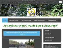 Tablet Screenshot of mtbtour-mosel.de